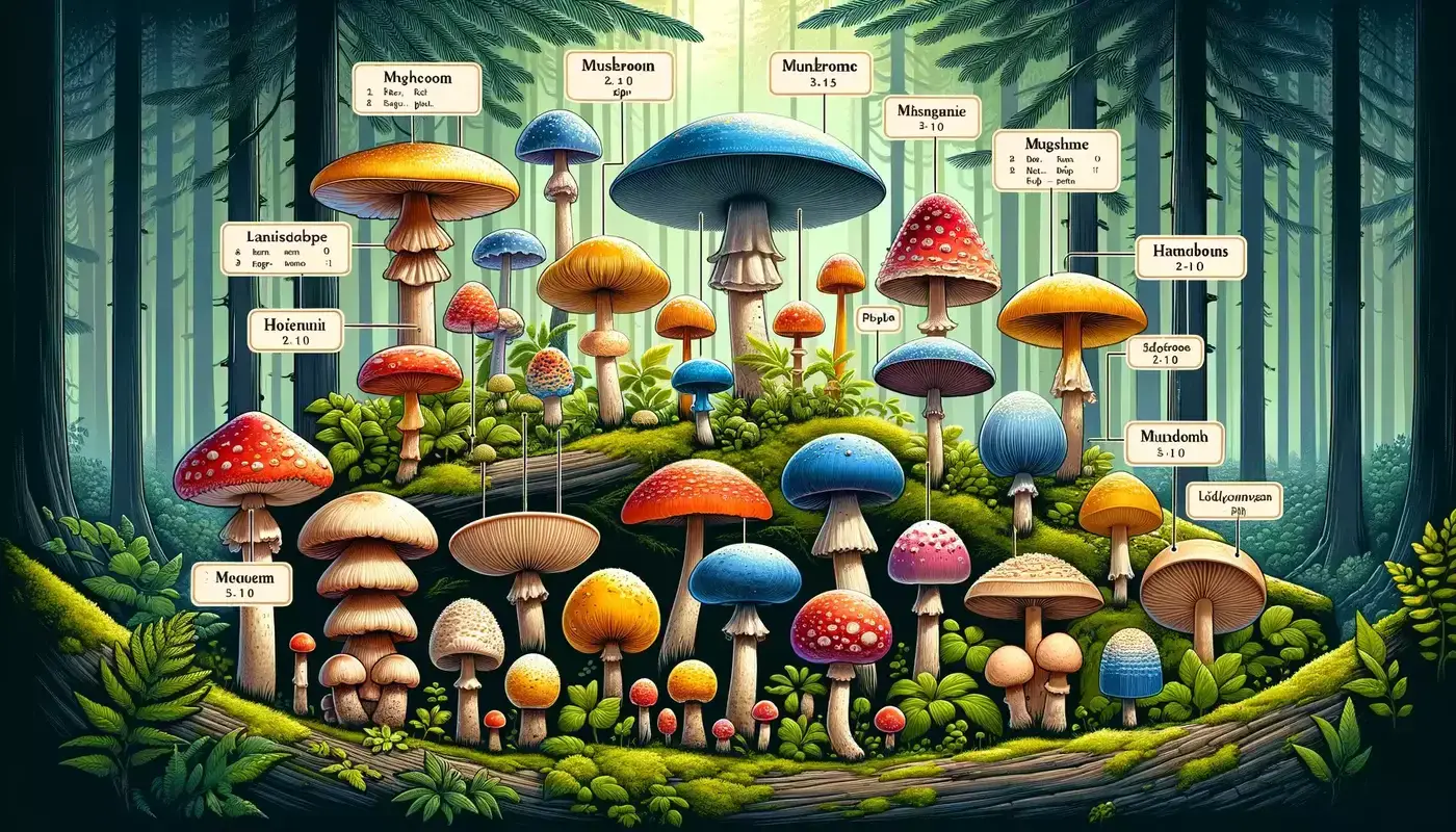 Read more about the article Different Types Of Magic Mushrooms: (2024 Guide)