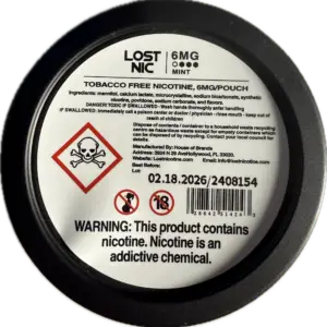 Lost Nic – Nicotine Pouches –  6mg