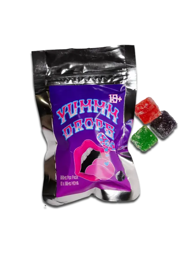 MDMA Microdose Gummies - 10 x 25mg - Yummy Drops