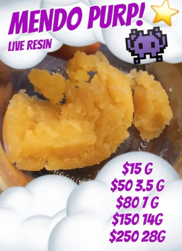 Mendo Purp - Live Resin!