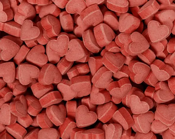 Pink Hearts MDMA Pills (Ecstasy)