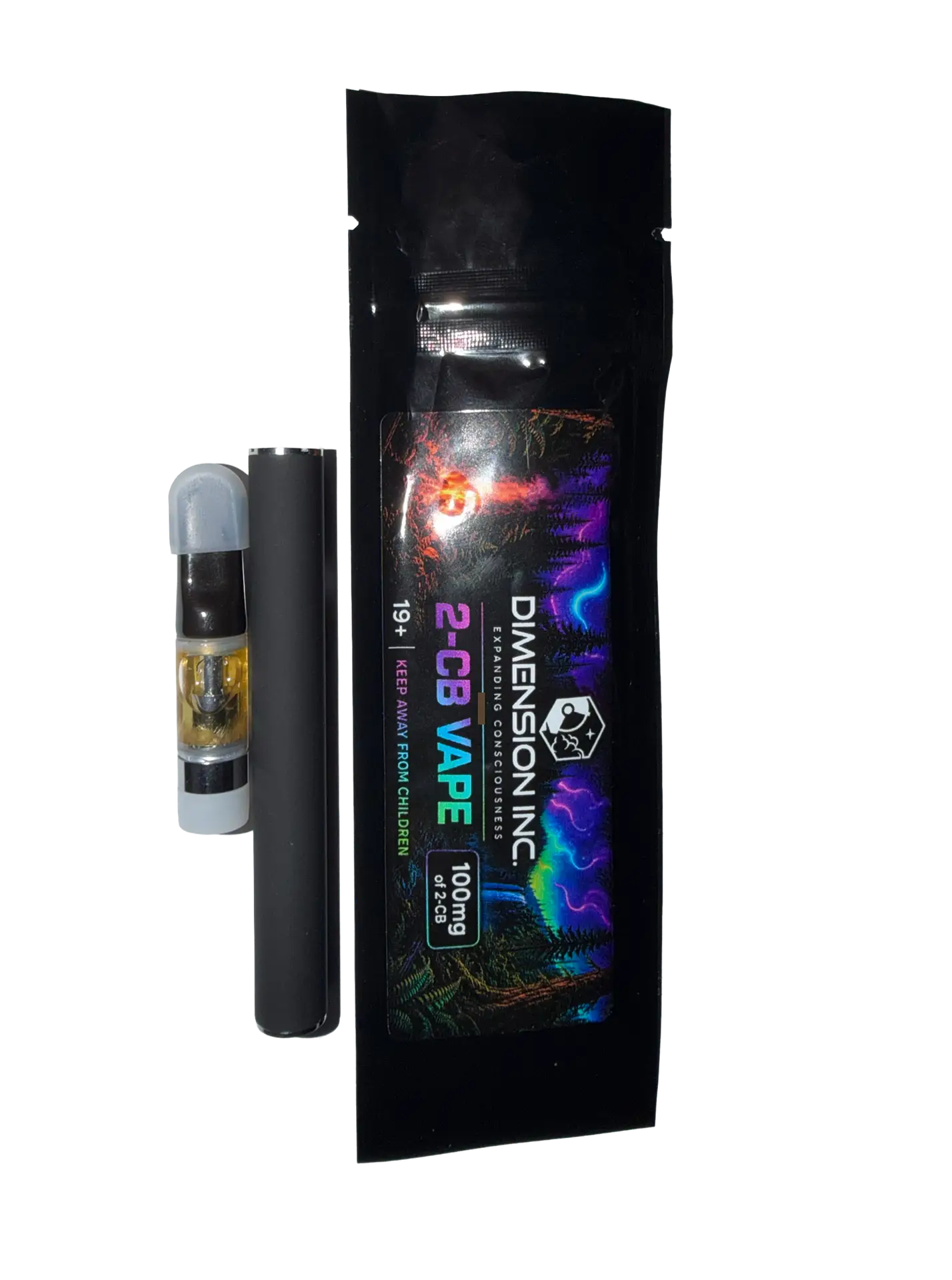 2-CB Vape (100mg) + Battery Combo - "Dimension Inc."